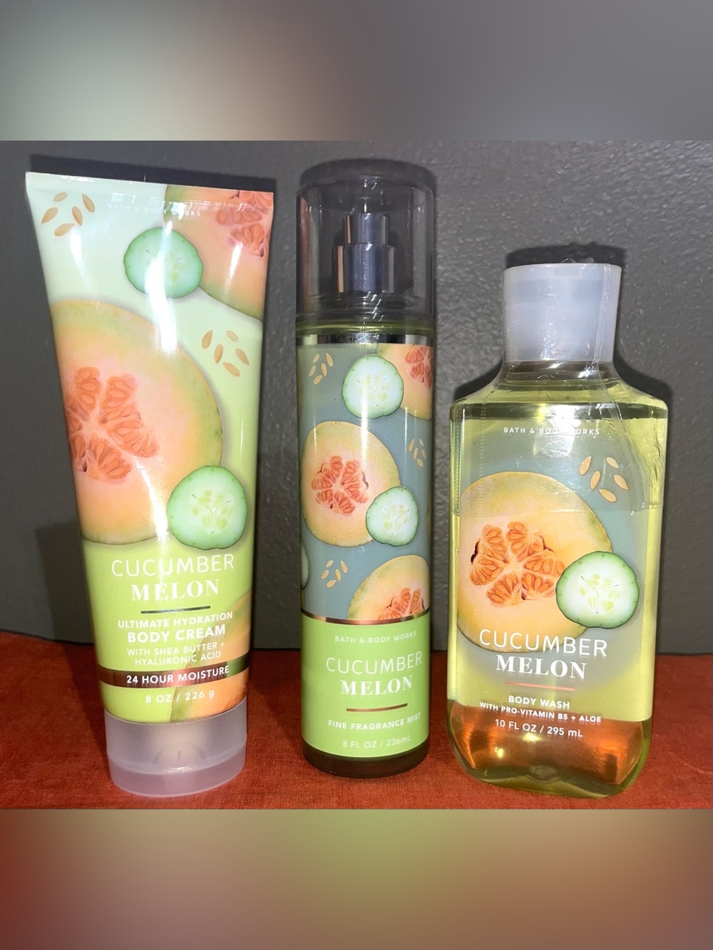 CUCUMBER MELON TRIO Bath & Body Works